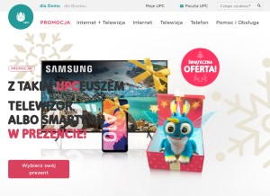 How upc.pl looks like on a tablet such as an iPad.