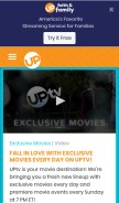 How uptv.com looks like on a mobile device such as an iPhone.