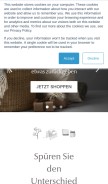 How urbanara.at looks like on a mobile device such as an iPhone.