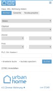 How urbanhome.net looks like on a mobile device such as an iPhone.