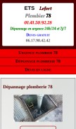 How urgence-plombier-78.fr looks like on a mobile device such as an iPhone.