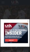 How usabaseball.com looks like on a mobile device such as an iPhone.