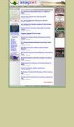 How usagnet.com looks like on a mobile device such as an iPhone.