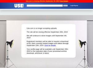 How use.com looks like on a tablet such as an iPad.