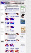 How uselectionatlas.org looks like on a mobile device such as an iPhone.