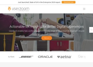 How userzoom.com looks like on a tablet such as an iPad.
