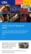 How usgamer.net looks like on a mobile device such as an iPhone.