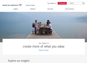 How ustrust.com looks like on a tablet such as an iPad.