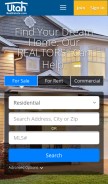 How utahrealestate.com looks like on a mobile device such as an iPhone.