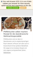 How utopia.de looks like on a mobile device such as an iPhone.