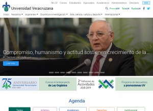 How uv.mx looks like on a tablet such as an iPad.