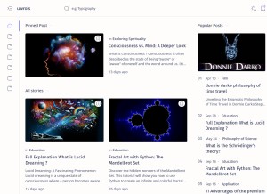 How uwrols.com looks like on a tablet such as an iPad.