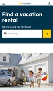 How vacasa.com looks like on a mobile device such as an iPhone.