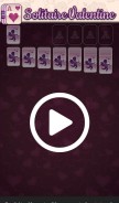 How valentinesdaysolitaire.com looks like on a mobile device such as an iPhone.