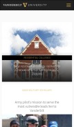 How vanderbilt.edu looks like on a mobile device such as an iPhone.