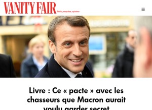 How vanityfair.fr looks like on a tablet such as an iPad.
