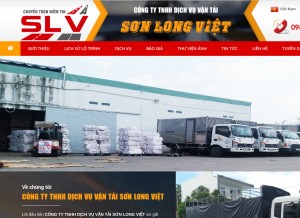 How vantaisonlongviet.vn looks like on a tablet such as an iPad.