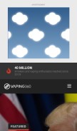 How vaping360.com looks like on a mobile device such as an iPhone.