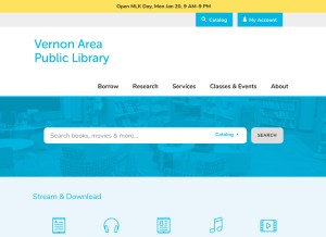 How vapld.info looks like on a tablet such as an iPad.