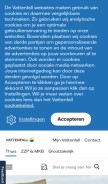 How vattenfall.nl looks like on a mobile device such as an iPhone.