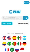 How vavel.com looks like on a mobile device such as an iPhone.