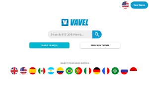 How vavel.com looks like on a tablet such as an iPad.