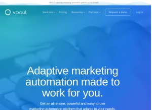 How vbout.com looks like on a tablet such as an iPad.