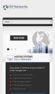 How vdinetworks.com looks like on a mobile device such as an iPhone.