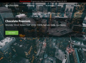 How vdopia.com looks like on a tablet such as an iPad.