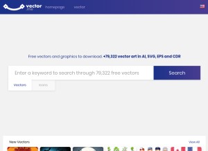 How vector.me looks like on a tablet such as an iPad.