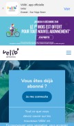 How velib-metropole.fr looks like on a mobile device such as an iPhone.