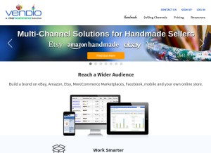 How vendio.com looks like on a tablet such as an iPad.