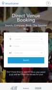 How venuescanner.com looks like on a mobile device such as an iPhone.