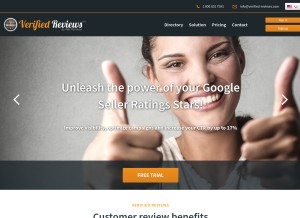 How verified-reviews.com looks like on a tablet such as an iPad.