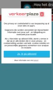 How verkeerplaza.nl looks like on a mobile device such as an iPhone.