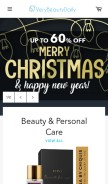 How verybeautydaily.com looks like on a mobile device such as an iPhone.