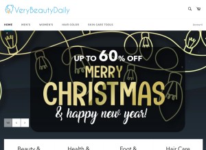 How verybeautydaily.com looks like on a tablet such as an iPad.