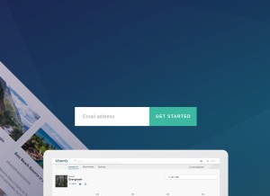 How vestorly.com looks like on a tablet such as an iPad.