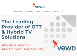 How vewd.com looks like on a tablet such as an iPad.