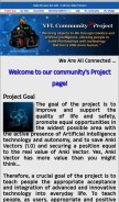How vflproject.eu looks like on a mobile device such as an iPhone.