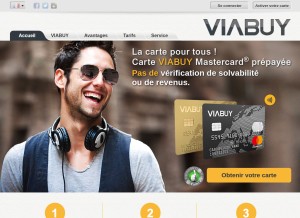 How viabuy.com looks like on a tablet such as an iPad.