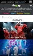 How viagogo.jp looks like on a mobile device such as an iPhone.