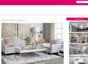 How vickvanlian.com looks like on a tablet such as an iPad.
