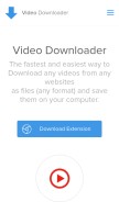 How videodownloader.io looks like on a mobile device such as an iPhone.