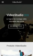 How videostudiopro.com looks like on a mobile device such as an iPhone.