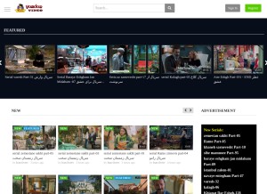 How vidodoo.com looks like on a tablet such as an iPad.