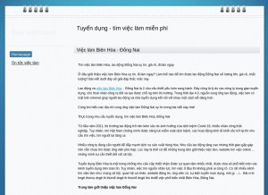 How vieclam.nethouse.ru looks like on a tablet such as an iPad.