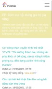 How vietmin.com looks like on a mobile device such as an iPhone.