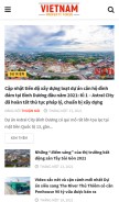 How vietnampropertyforum.vn looks like on a mobile device such as an iPhone.