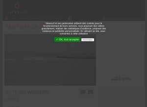 How viewsurf.com looks like on a tablet such as an iPad.